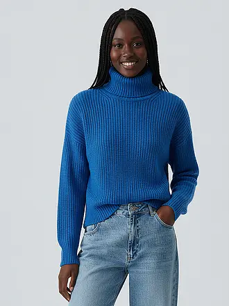 OUÍ | Jersey de cuello alto | blau